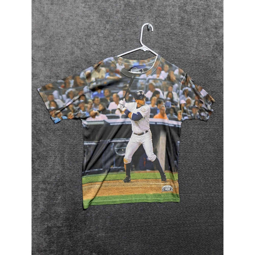 Alex Rodriguez NY Yankees Three60 Gear All Over Print T-Shirt Mens Large A-Rod